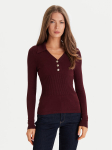 Morgan Kampsun 252-MBANOU Bordoopunane Slim Fit