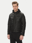 Serge Pariente Nahkjope Sean Must Regular Fit