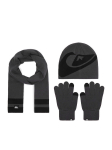 Quiksilver Komplekt m&uuml;ts, sall ja kindad CWBEO-QS-SM346-001-AW26 Tumehall