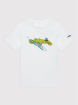 adidas T-s&auml;rk Graphic Stoked Beach HE6908 Valge Regular Fit