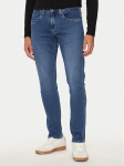 Liu Jo Teksad QF4075 D4945 Tumesinine Slim Fit