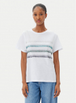 Marella T-s&auml;rk Foglia 2515971042 Valge Regular Fit