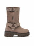 Tommy Jeans Saapad Tjw Urban Biker Boot Suede EN0EN02729 Hall