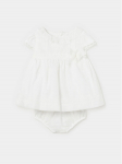 Mayoral Elegantne kleit 1821 Valge Regular Fit 1_2M