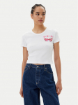 HUGO T-s&auml;rk Delanor_2 50539132 Valge Cropped Fit