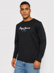 Pepe Jeans Pikkade varrukatega T-s&auml;rk Eggo PM508209 Must Regular Fit