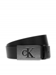 Calvin Klein Meeste p&uuml;ksirihm Ck Plaque Smooth 35Mm LV04D7043G Must