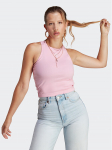 adidas T-s&auml;rk Adicolor Essentials Rib Tank Top IB9108 Roosa Slim Fit L