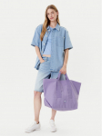 Tommy Jeans K&auml;ekott Tjw Tote Edition Canvas AW0AW17542 Lilla
