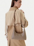 Calvin Klein K&auml;ekott Emblem Aop Conv Shoulder Bag LV04F3298G Beež