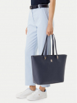 Tommy Hilfiger K&auml;ekott Emblem Shopper AW0AW15178 Tumesinine