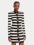 Balmain Kootud kleit DF1R9193JI70 Must Regular Fit