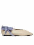 Tommy Jeans Baleriinad Tjw Ballerina With Laces EN0EN02939 Ekr&uuml;&uuml;v&auml;rv