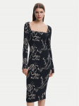 Desigual Igap&auml;evane kleit 25SWVK05 Must Slim Fit