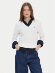 Tommy Hilfiger Kampsun WW0WW42049 Valge Regular Fit