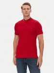 Tommy Hilfiger Polo s&auml;rk Mao MW0MW34752 Punane Slim Fit