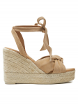 Manebi Espadrillid Hamptons Wedge Espadrilles With Knot M 1.1 WS Beež