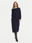 Gaudi Kootud kleit 521FD13001 Tumesinine Relaxed Fit