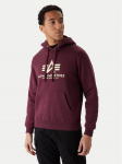 Alpha Industries Pluus Basic 178312 Bordoopunane Regular Fit S