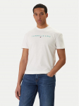 Tommy Jeans T-s&auml;rk Linear Logo DM0DM20744 Valge Regular Fit