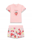 Guess Komplekti kuuluvad t-s&auml;rk ja &scaron;ortsid A6GG01 K6YW4 Roosa Regular Fit