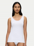 Triumph Top Feel Of Cotton 10224975 Valge Slim Fit