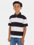 Tommy Hilfiger Polo s&auml;rk Global Rugby KB0KB08857 Valge Relaxed Fit