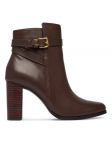 LAUREN RALPH LAUREN Saapad Brooke II Calfskin Bootie Heel 802974475003 Pruun