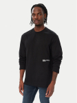 Karl Lagerfeld Jeans Pikkade varrukatega T-s&auml;rk B4M17036 Must Regular Fit