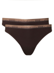 Emporio Armani Underwear Stringide komplekt EW000402 AF25572 U6279 Tumepruun
