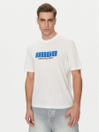 HUGO T-s&auml;rk Newromi 50542934 Valge Regular Fit