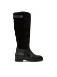 Tommy Hilfiger Ratsasaapad Th Stud Leather Mix Long Boot FW0FW08341 Must 36