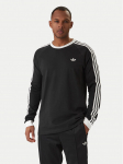 adidas Pikkade varrukatega T-s&auml;rk 3-Stripes KE3546 Must Regular Fit