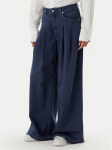 BOSS Teksad Slouchy 50552533 Tumesinine Wide Leg