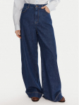 Weekend Max Mara Teksad Ciro 2525186042 Tumesinine Wide Leg