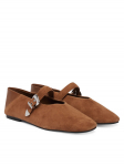 Tommy Jeans Baleriinad Tjw Ballerina Suede EN0EN03067 Pruun