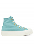 Converse Tennised Chuck Taylor All Star Lift Platform Gold A11495C T&uuml;rkiissinine
