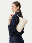 Calvin Klein K&auml;ekott Foil Logo Small Shoulder Bag LV04F3890G Kreemjas