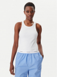 Calvin Klein Underwear Top LV00QS7492 Valge Slim Fit XS