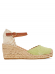 Genuins Espadrillid Carina Canvas G106388 Roheline