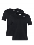 Kappa T-s&auml;rkide komplekt Logo Alyce 322564W Must Regular Fit