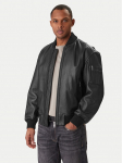 BOSS Nahkjope Jakri 50552151 Must Regular Fit