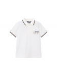 Mayoral Polo s&auml;rk 3108 Valge Regular Fit 8Y