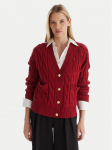 Tommy Hilfiger Kardigan WW0WW43089 Punane Regular Fit