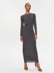 Patrizia Pepe Igap&auml;evane kleit 2A2655/J152 XZ01 Must Slim Fit