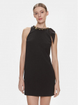 Elisabetta Franchi Kokteilikleit AB-573-41E2-V400 Must Regular Fit