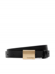 Calvin Klein V&ouml;&ouml; Titlecase Plaque Belt 20Mm LV04F7089G Must