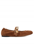 Stuart Weitzman Baleriinad Socharming Mary Jane SN125 Pruun