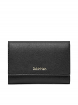 Calvin Klein Rahakott Foil Logo Trifold W/ Zip Pocket LV04F1117G Must