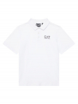EA7 Emporio Armani Polo s&auml;rk 7B000022 AF10378 U0002 Valge Regular Fit